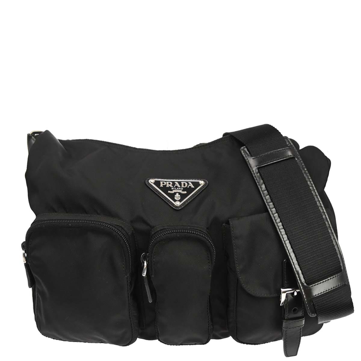 Prada Black Nylon Shoulder Bag