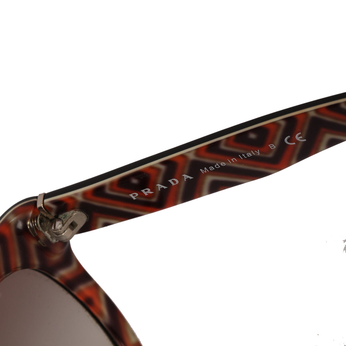 Prada Hexagonal Havana Cat Eye