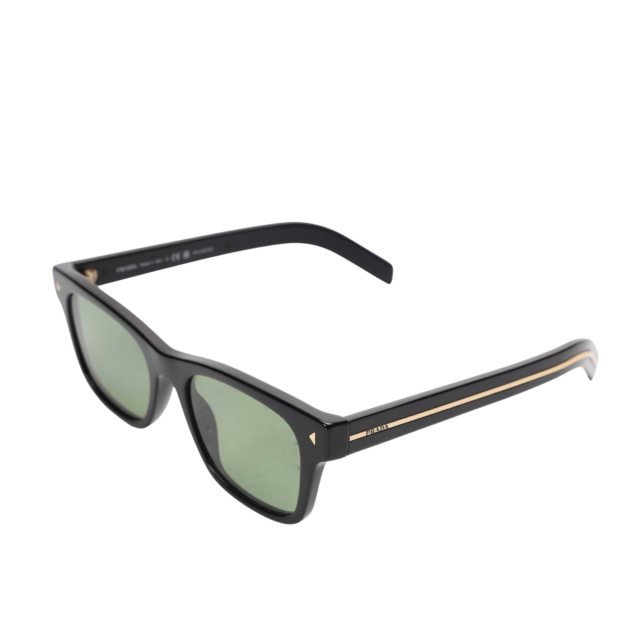 Prada Iconic Metal Plaque Sunglasses