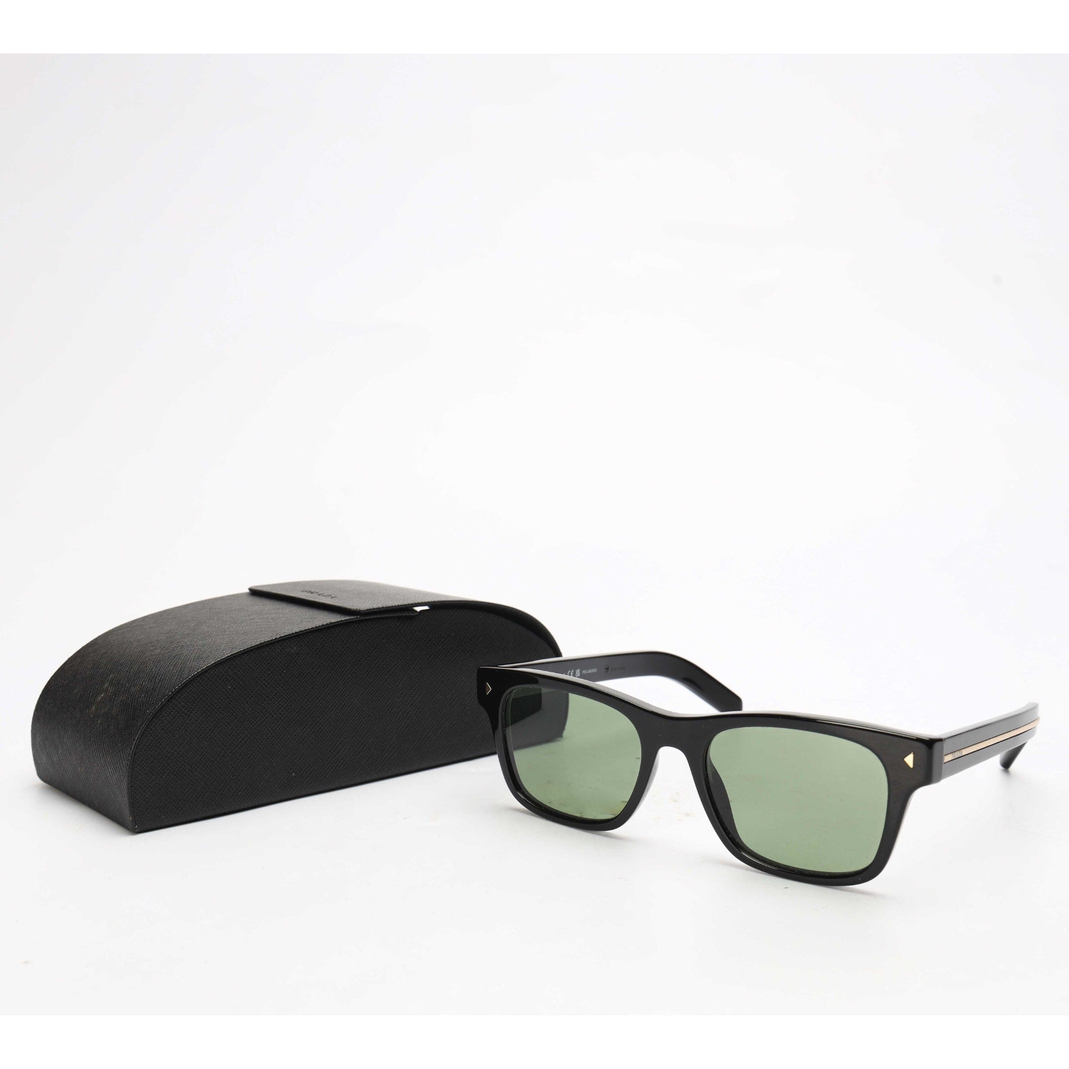 Prada Iconic Metal Plaque Sunglasses