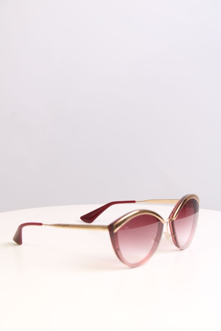 Prada Tint Sunglasses Pink/ Gold