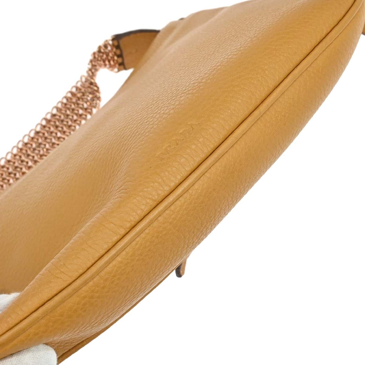Prada Beige Calfskin Shoulder Bag