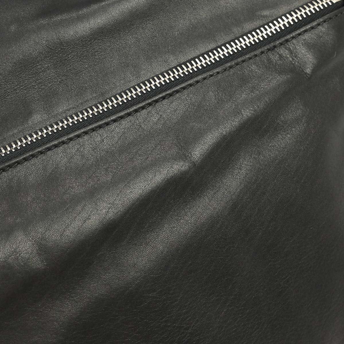 Prada Black Calfskin Messenger Shoulder Bag