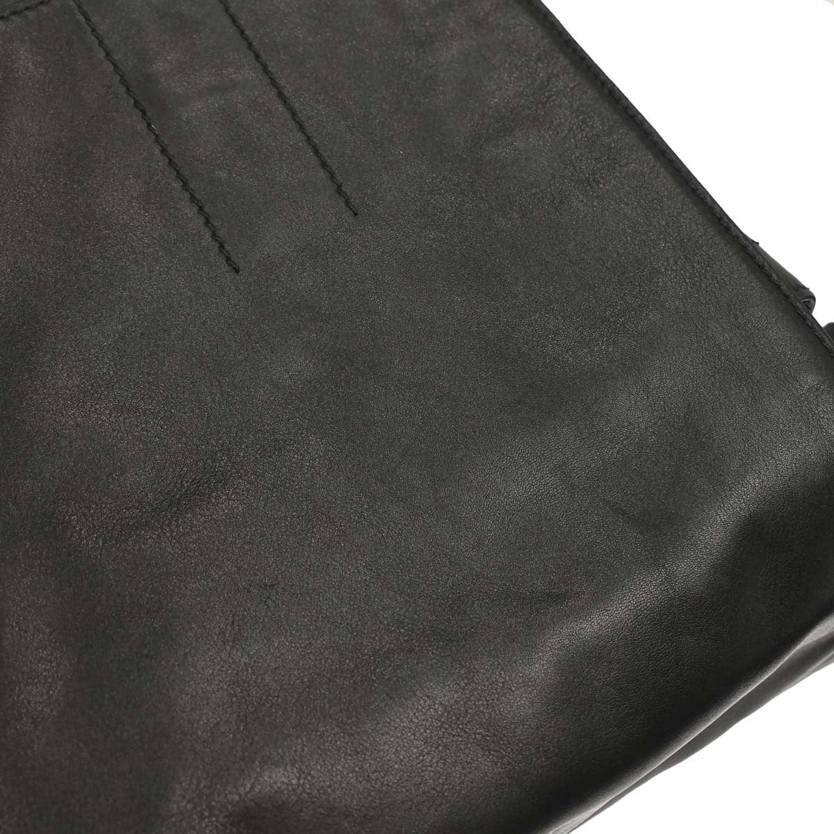 Prada Black Calfskin Messenger Shoulder Bag