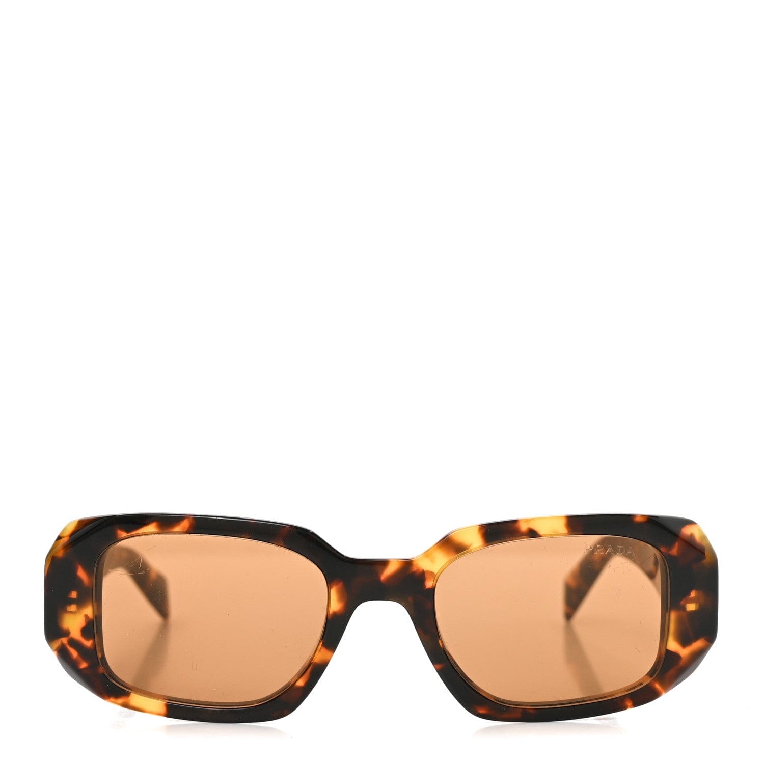 Prada Acetate Symbole Sunglasses SPR 17W Havana
