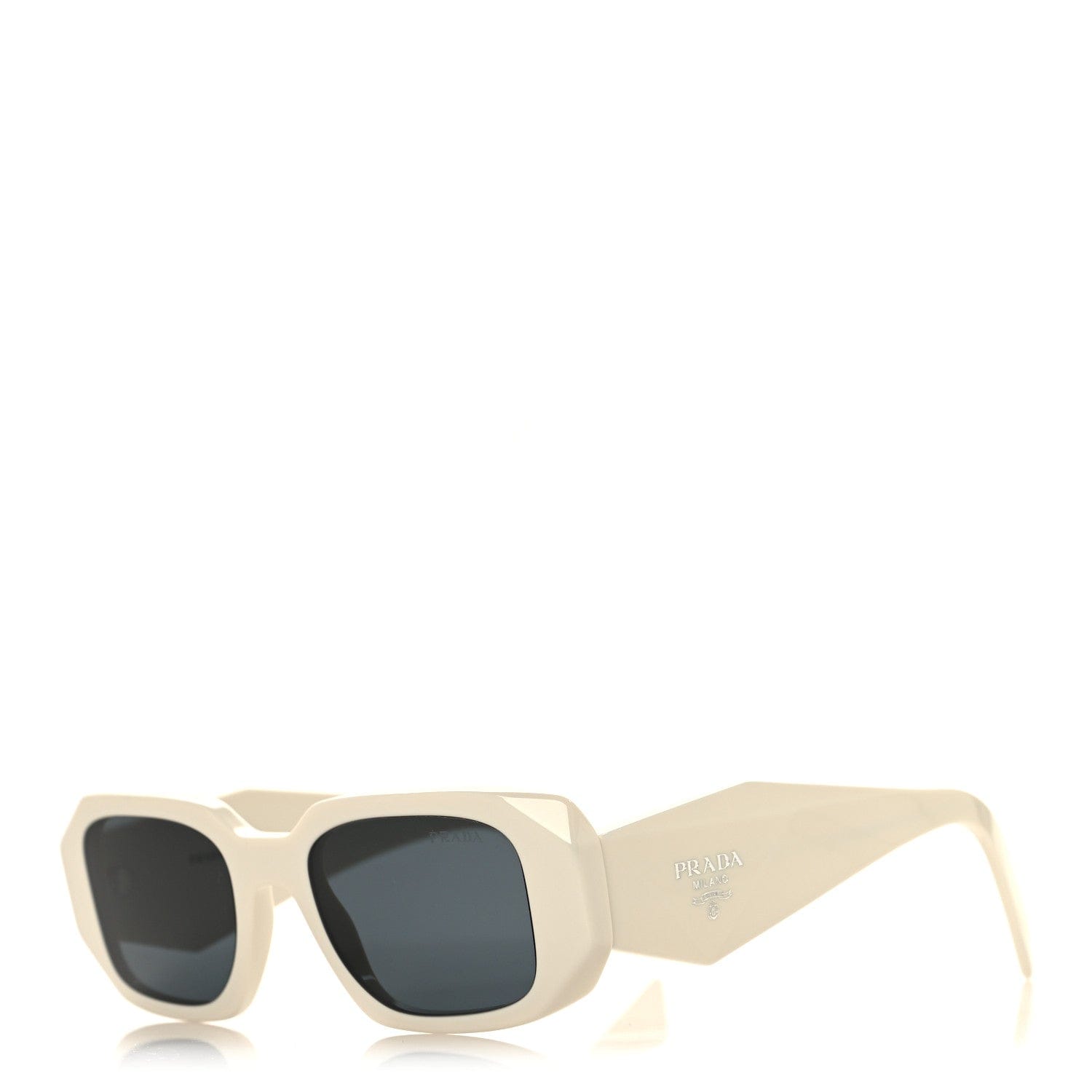 Prada Acetate Symbole Sunglasses SPR 17W White