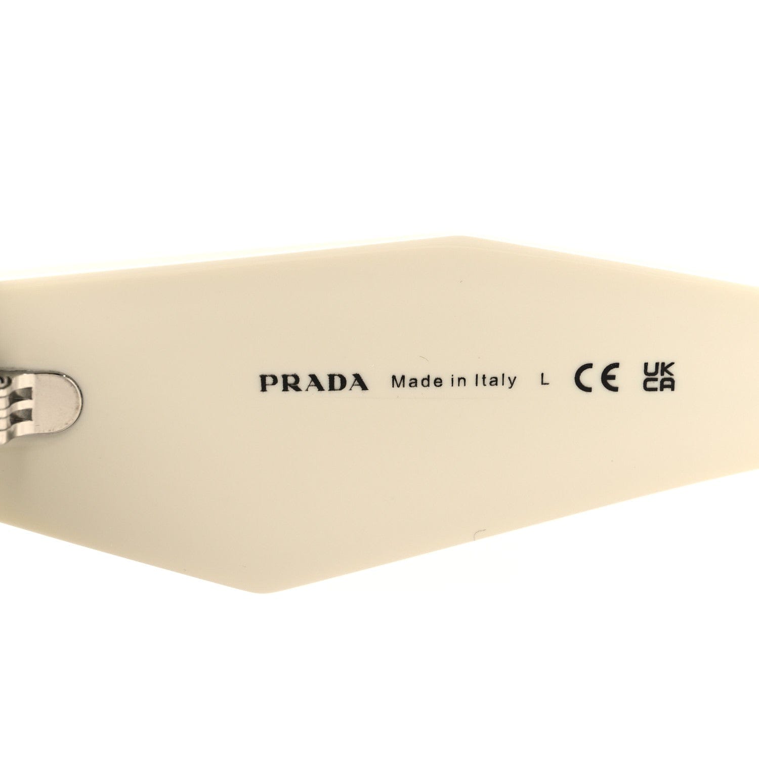Prada Acetate Symbole Sunglasses SPR 17W White