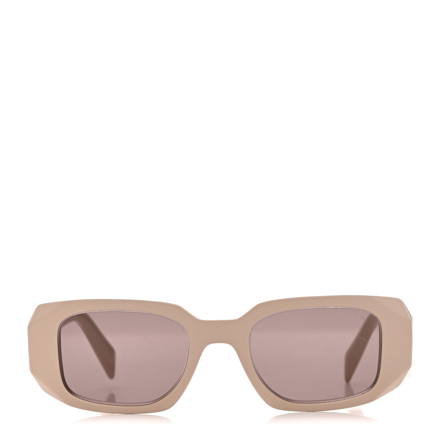 Prada Acetate Symbole Sunglasses SPR 17W Plum Beige