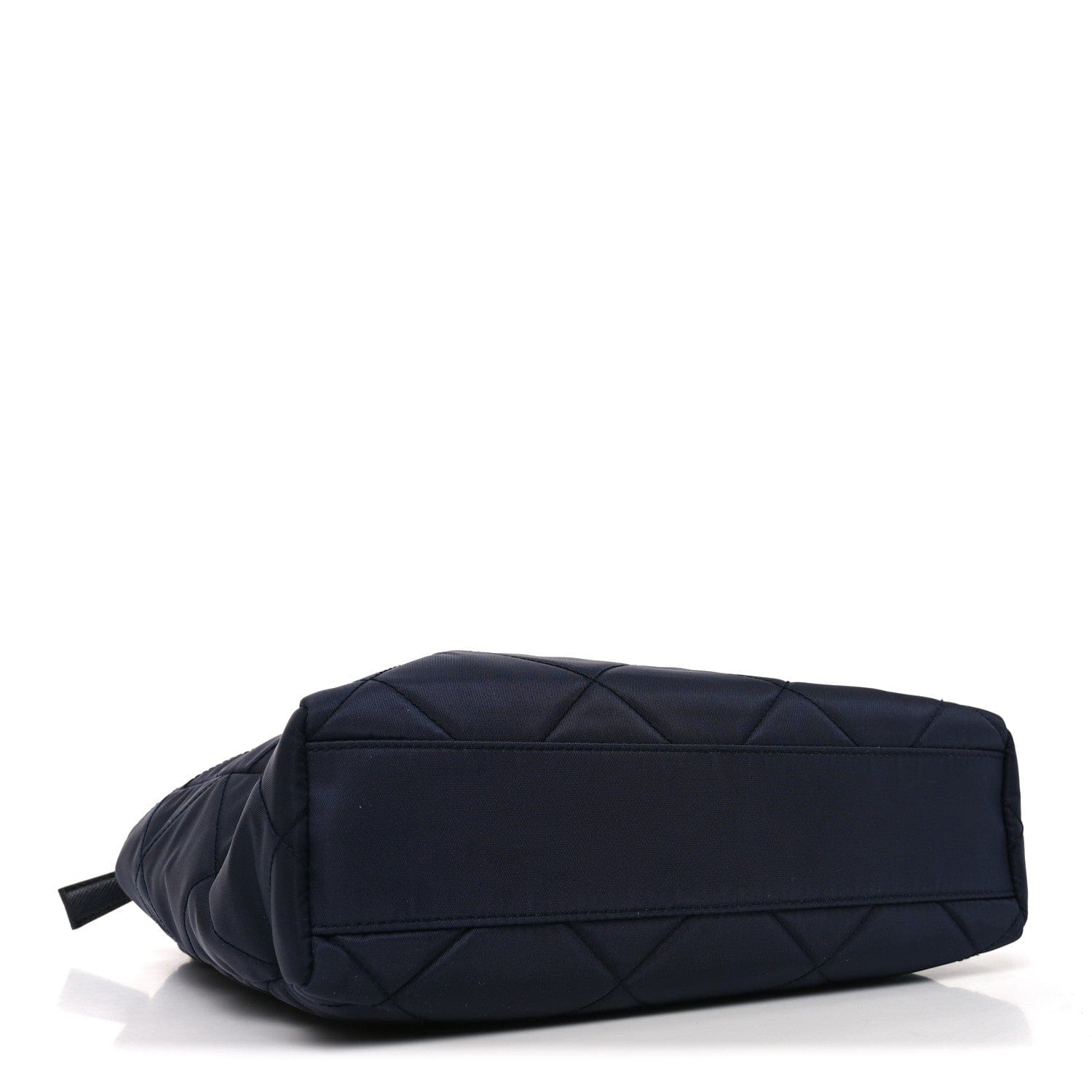 Prada Re - Nylon Saffiano Stitched Re - Edition 1995 Chaine Shoulder Bag Navy