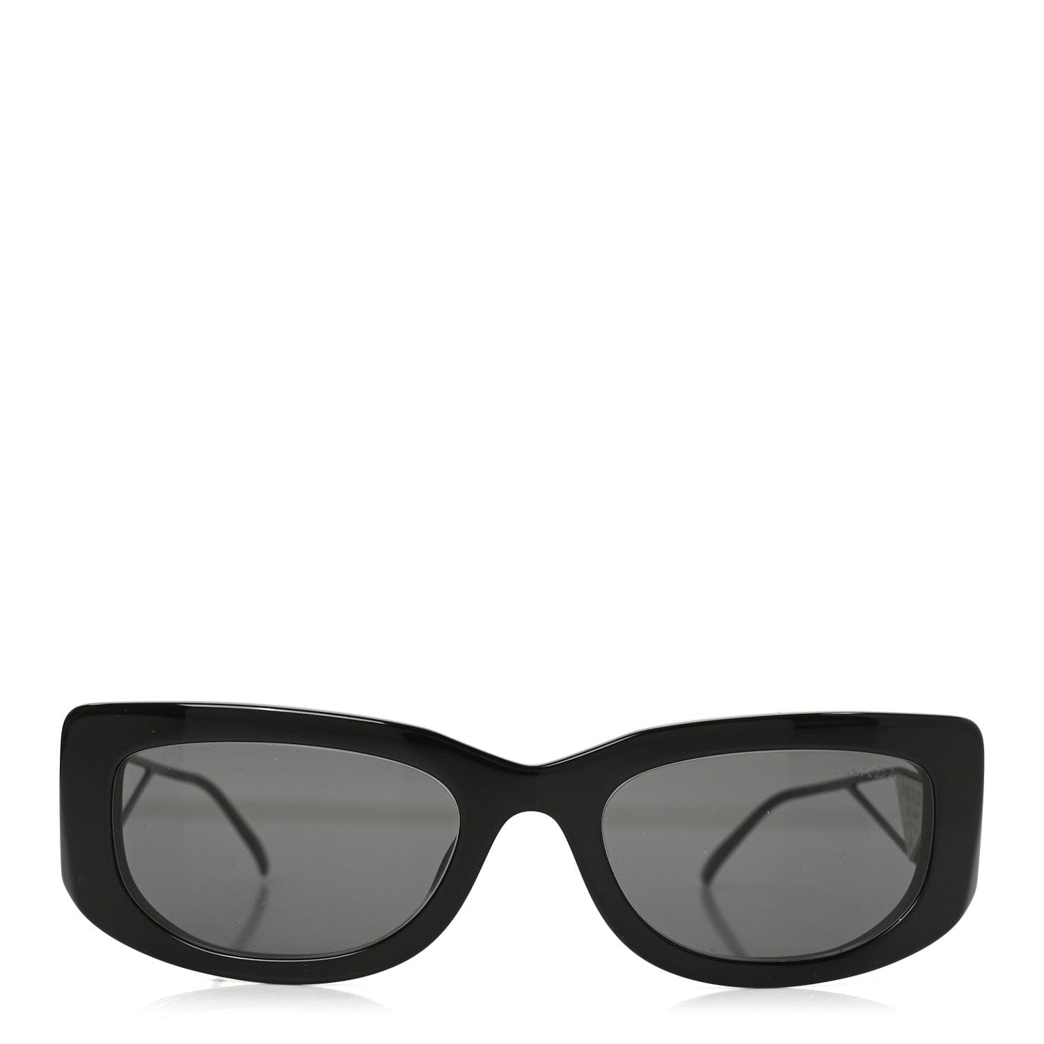 Prada Acetate Sunglasses SPR 14Y Black Slate Gray