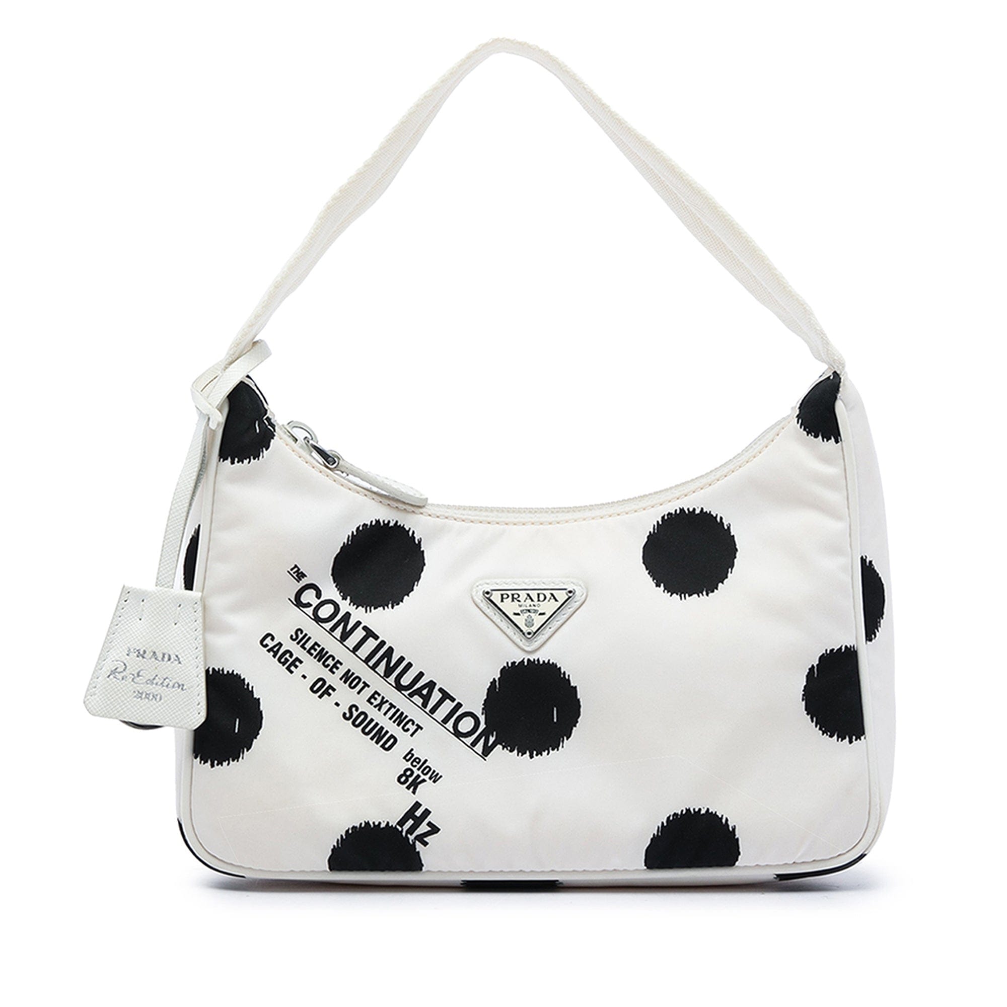 Prada Mini Re Nylon Polka Dot Re Edition 2000 Shoulder Bag