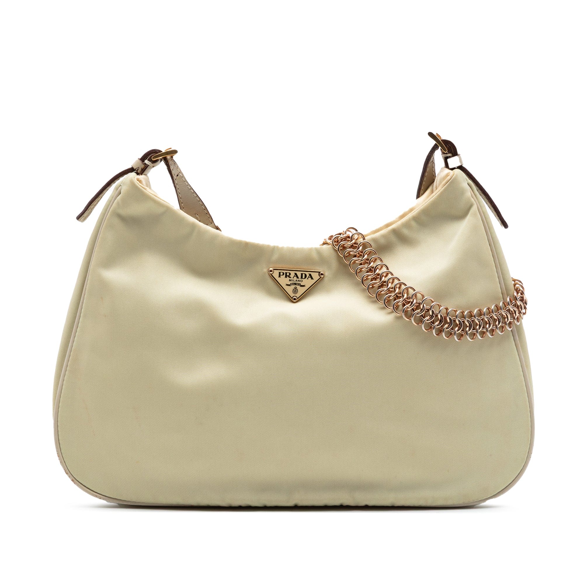 Prada Tessuto Chain Shoulder Bag