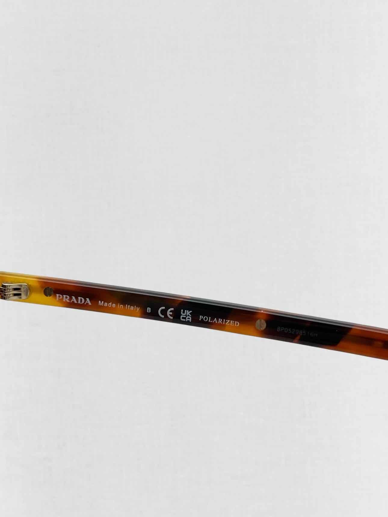 Prada Brown & Gold Sunglasses