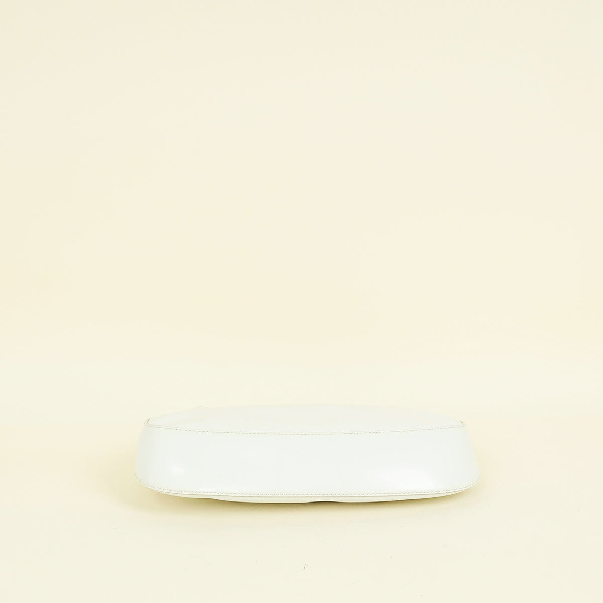 Prada White Cleo Brushed Small Shoulder Bag
