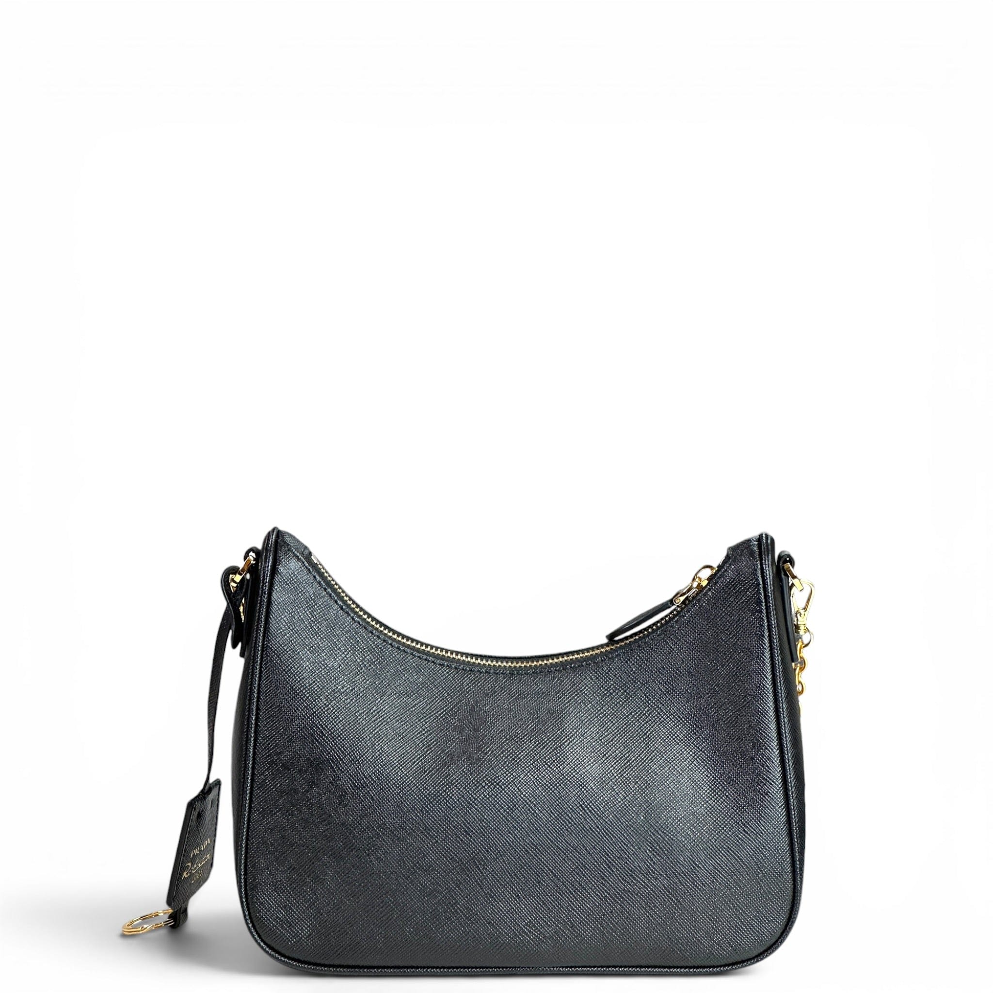 Prada Re - Edition 2005 Black Saffiano Leather Shoulder Bag