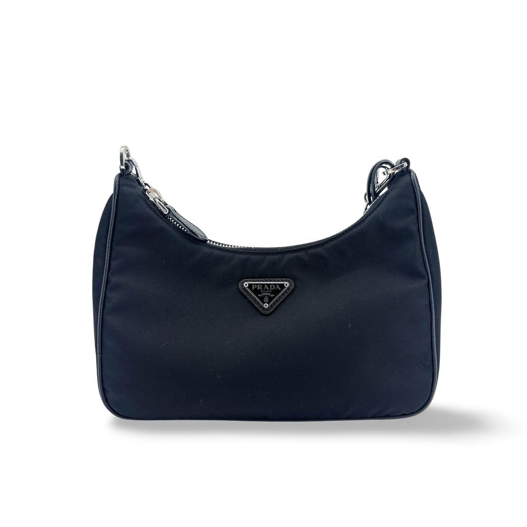 Prada Re - Edition 2005 Re - Nylon Shoulder Bag Black