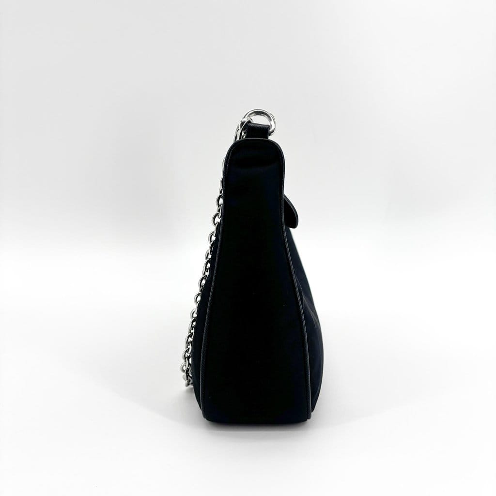 Prada Re - Edition 2005 Re - Nylon Shoulder Bag Black
