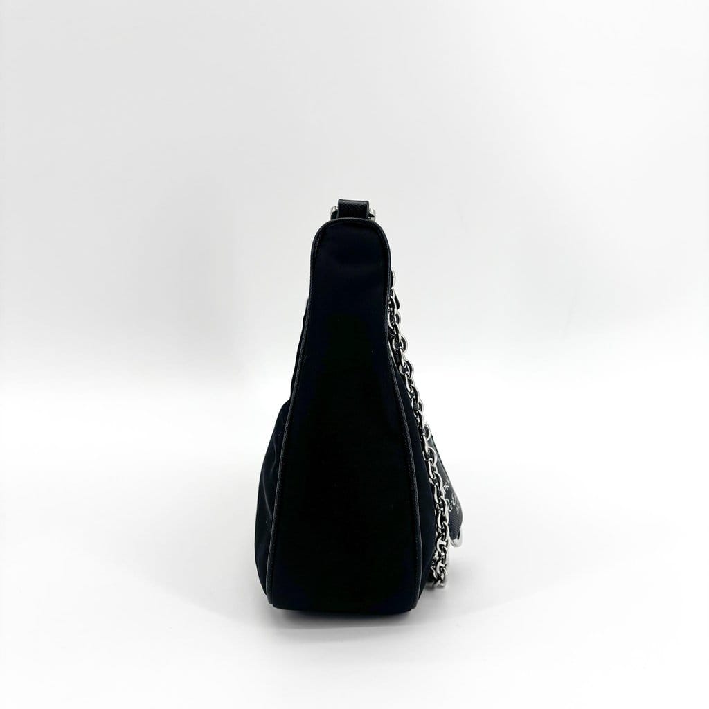 Prada Re - Edition 2005 Re - Nylon Shoulder Bag Black
