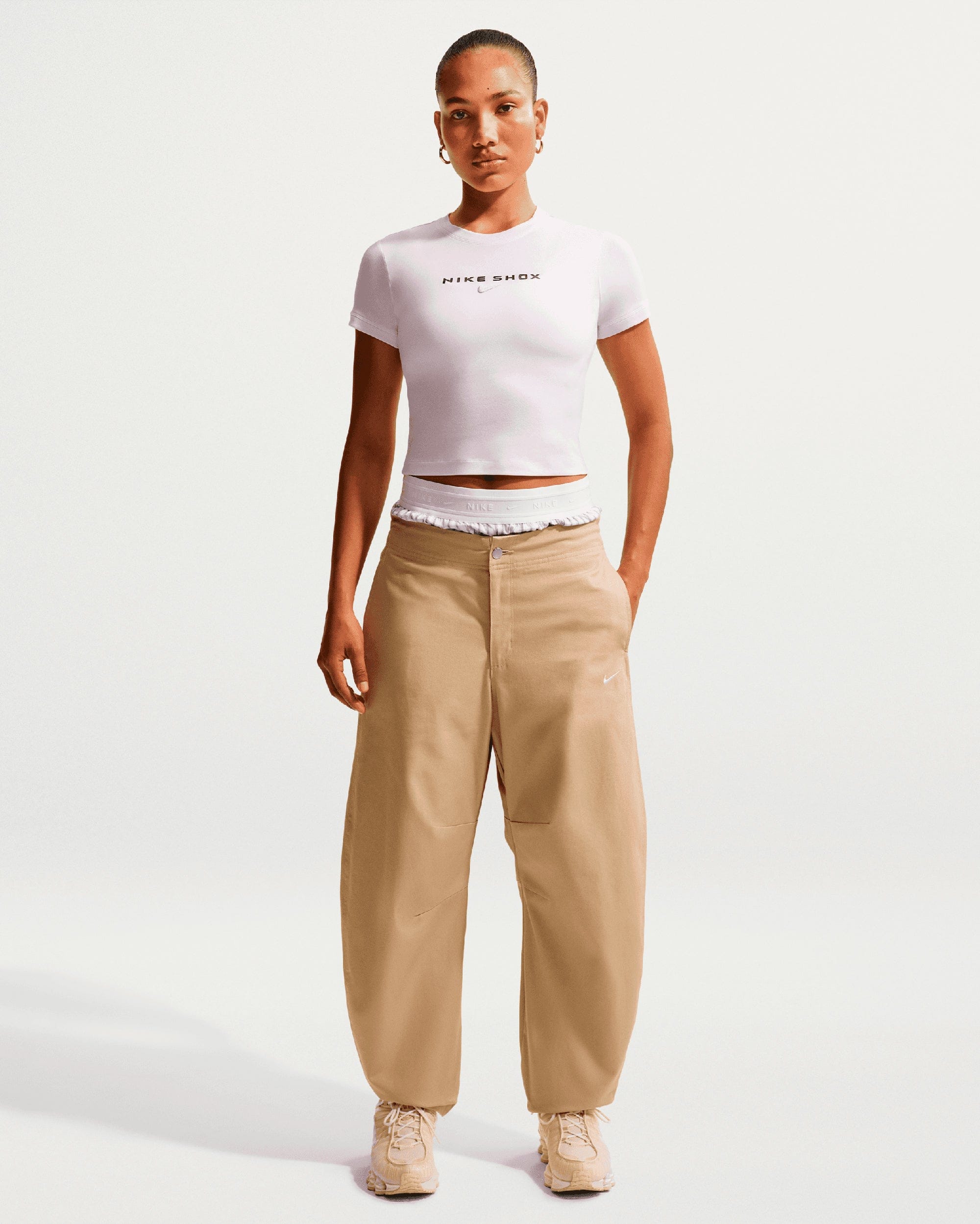 Nike Camiseta Slim Nike Shox para mujer