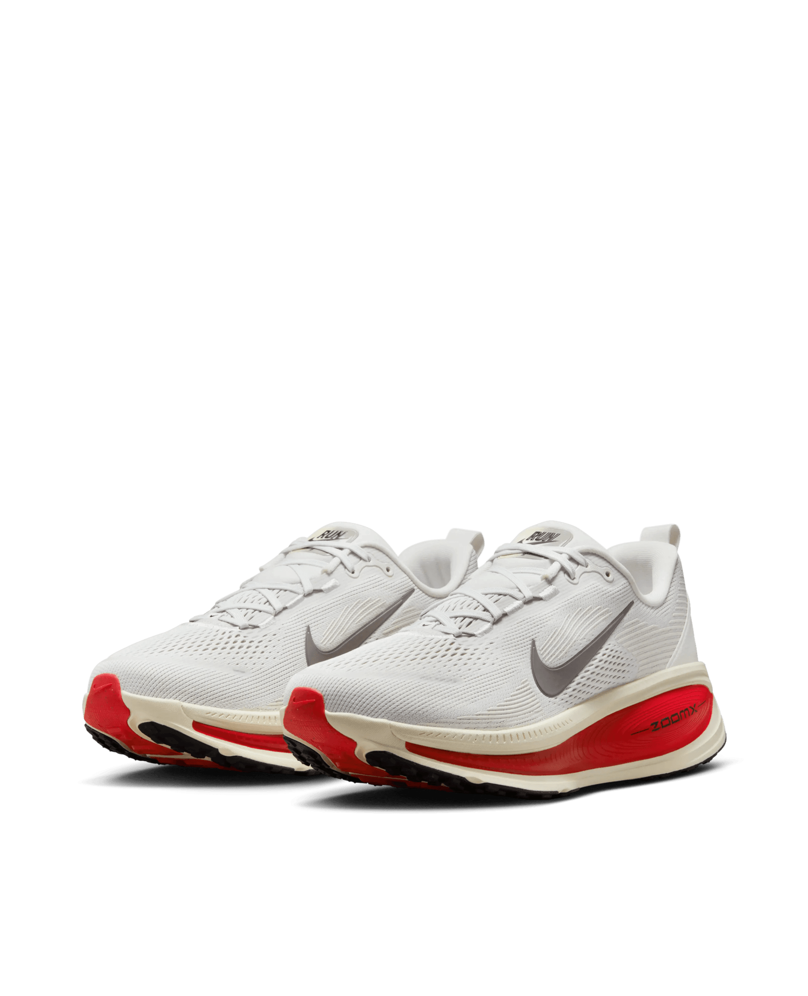 Nike Vomero 18 (Platinum Tint/MTLC Pewter - Siren Red)