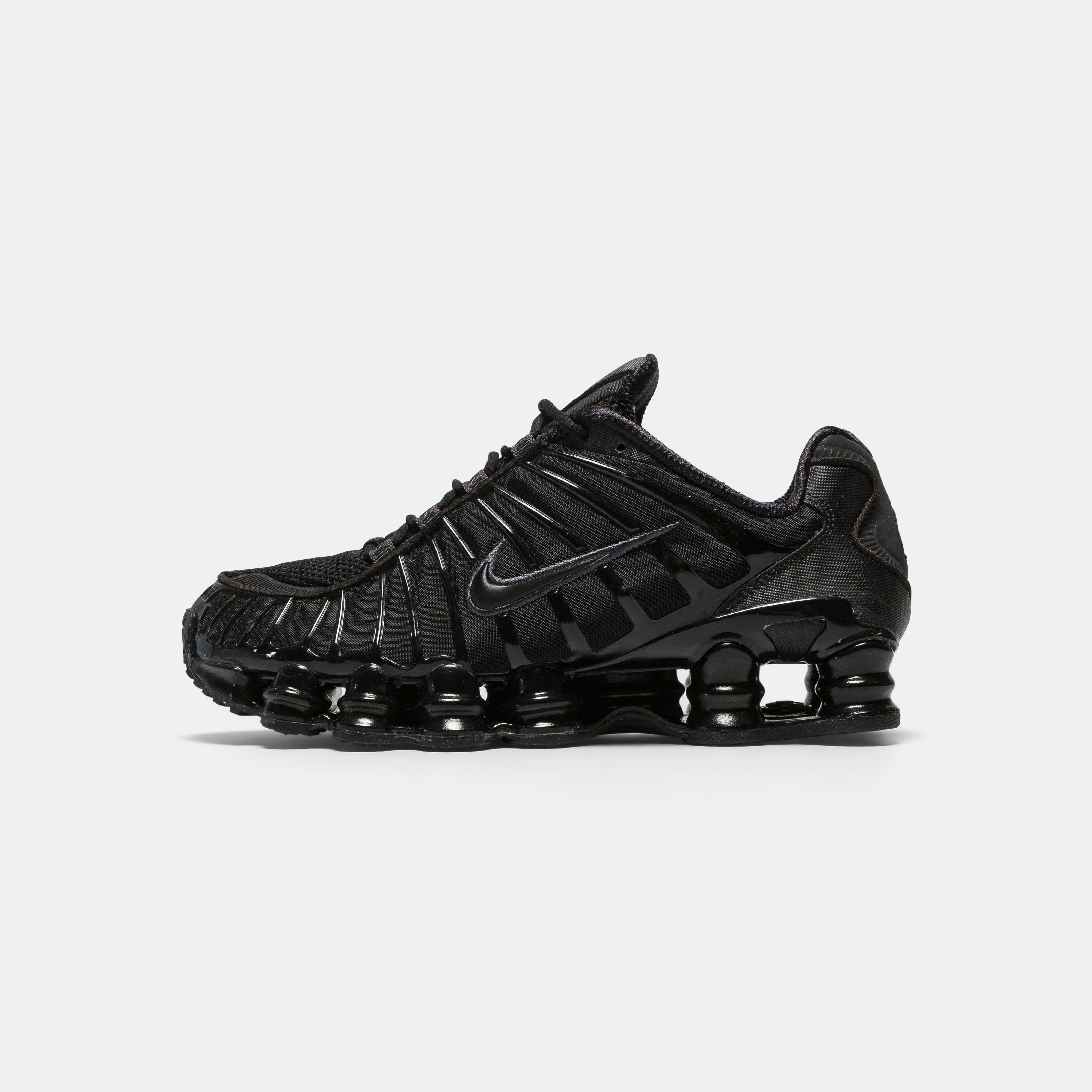 Nike Shox TL - Black/Black - Metallic Hematite - Max Orange
