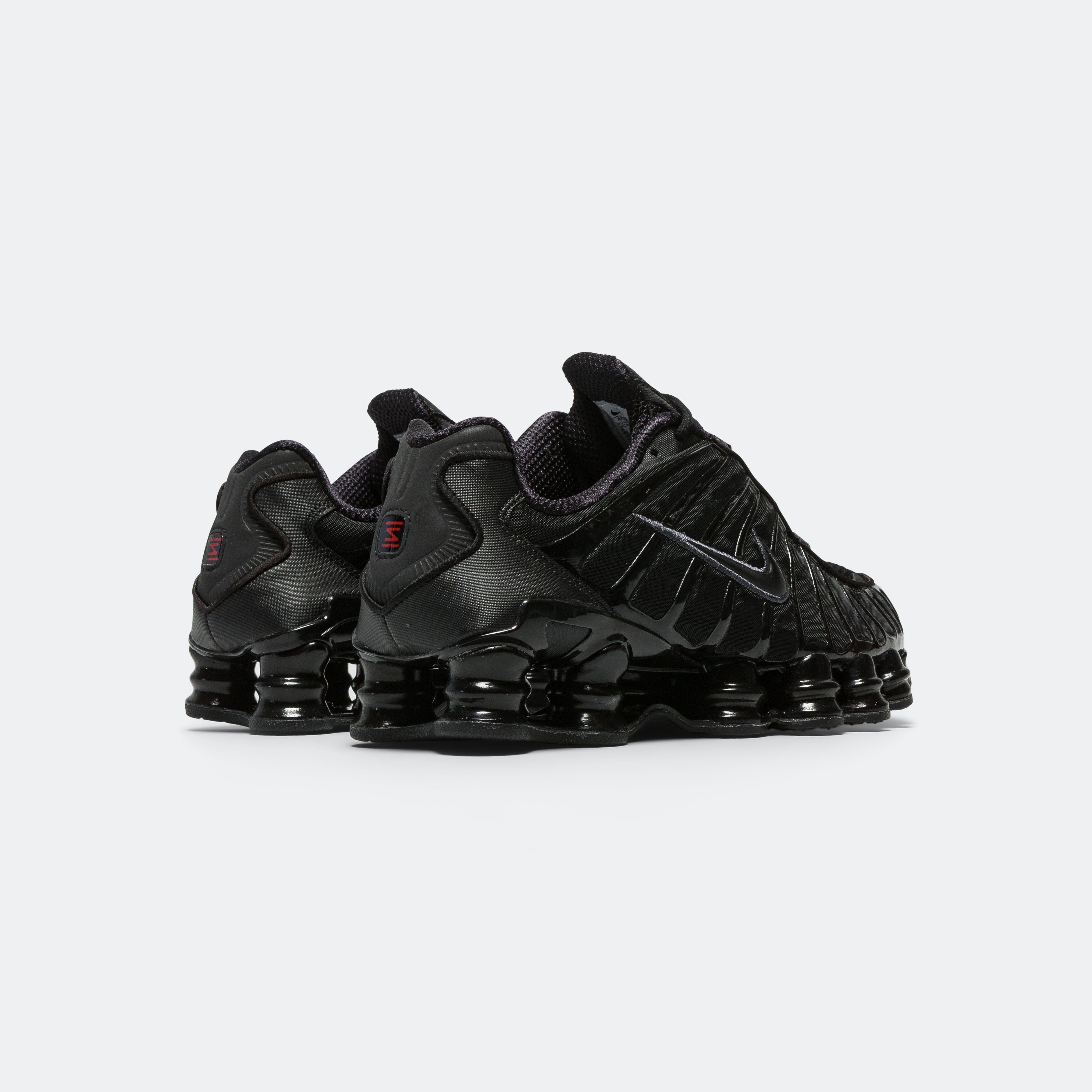 Nike Shox TL - Black/Black - Metallic Hematite - Max Orange