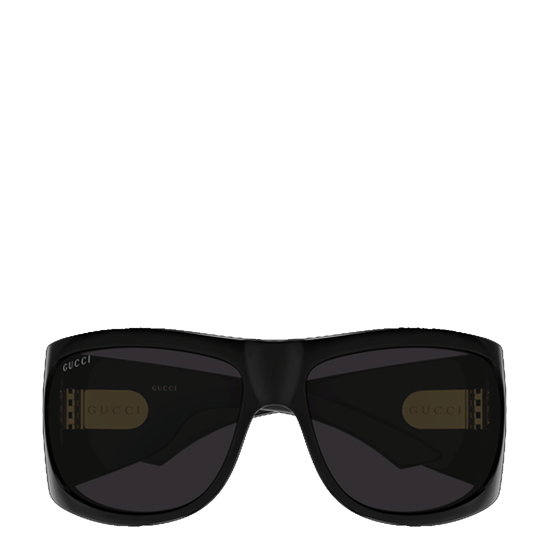 Gucci WOMEN'S GLAMOROUS INJECTION SUNGLASSES BLACK / GOLD