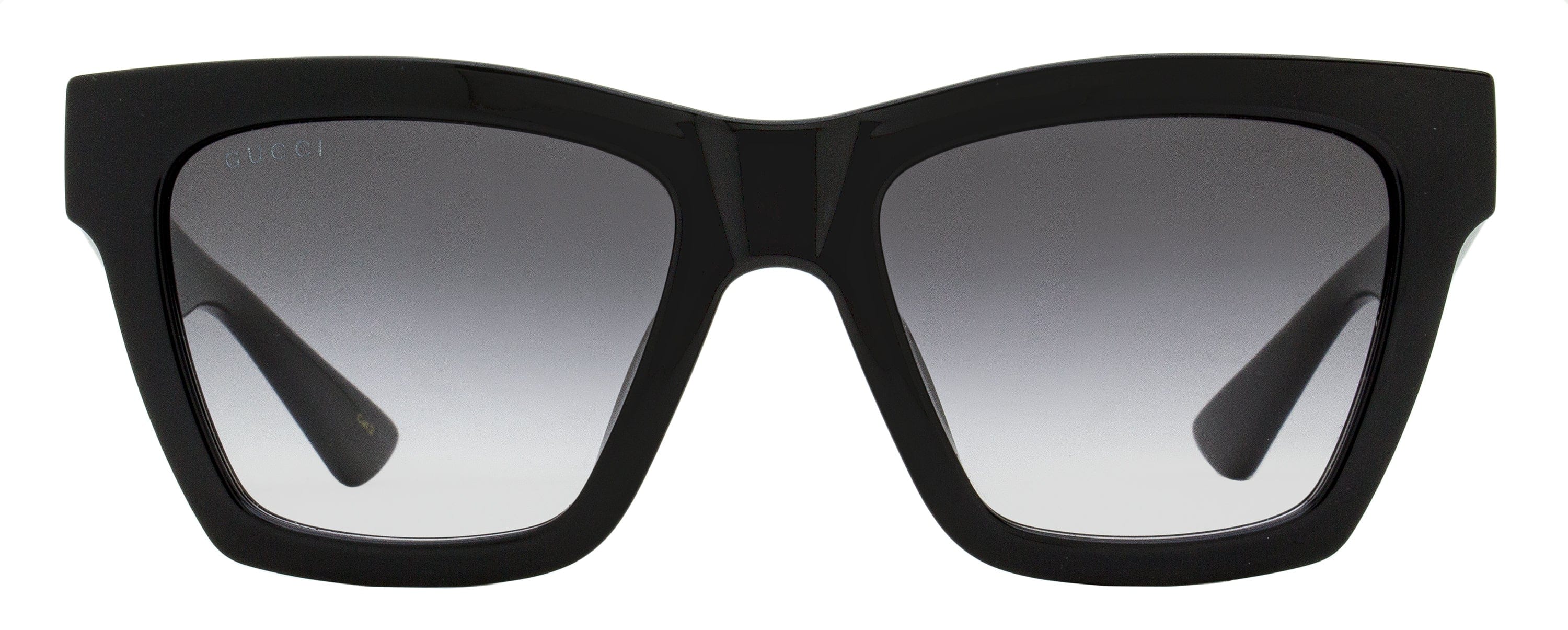 Gucci GG Square Sunglasses GG1714S 001 Black 54 mm