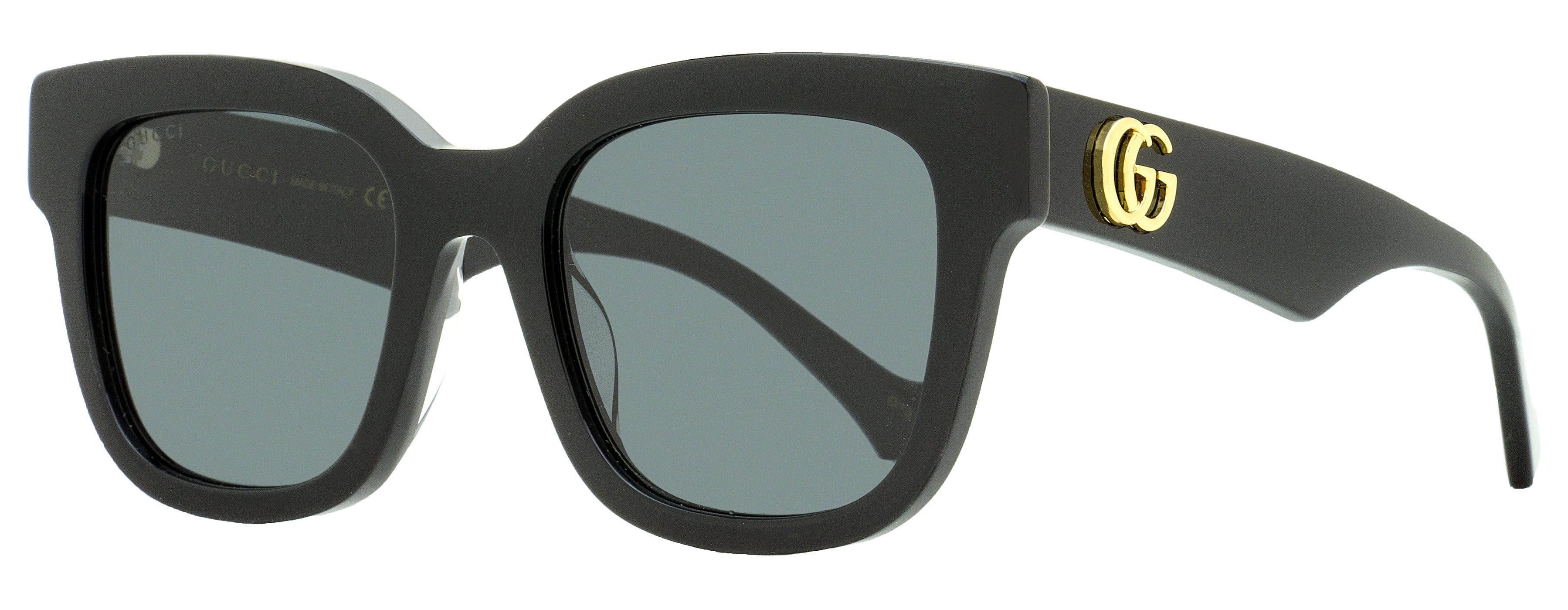 Gucci Logo Sunglasses GG0998S 001 Black 52 mm