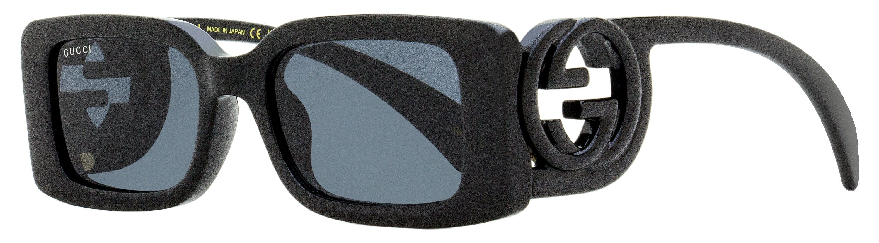 Gucci Rectangular Sunglasses GG1325S 001 Black 54 mm