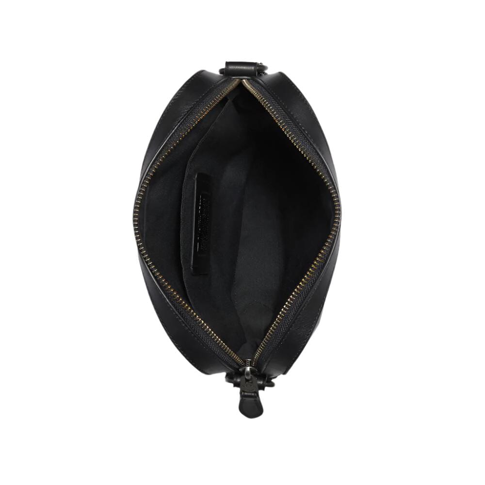 Coach Houston Flight Bag In Signature Leather Black