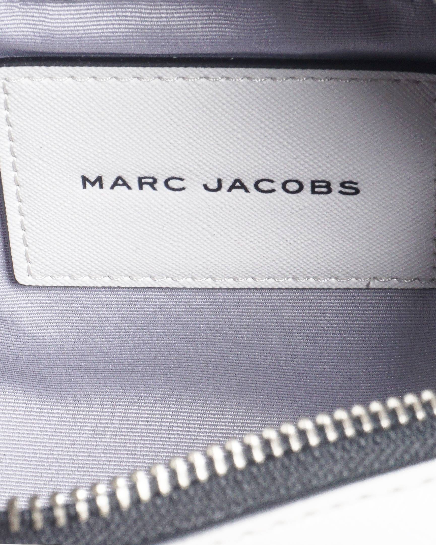 Marc Jacobs White Leather Barrel Crossbody Bag