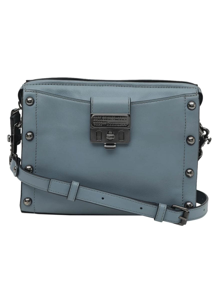 Marc Jacobs Marc By Studded Blue Crossbody Bag