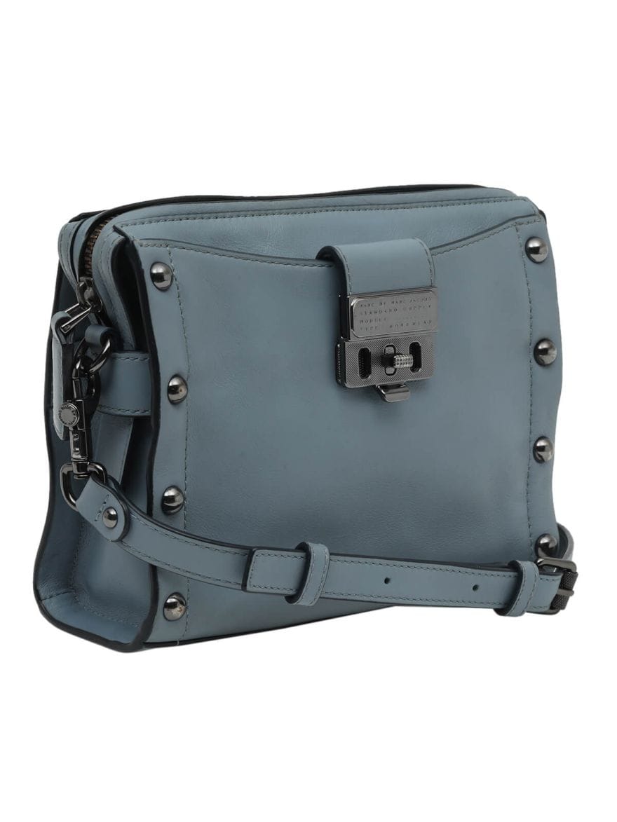 Marc Jacobs Marc By Studded Blue Crossbody Bag