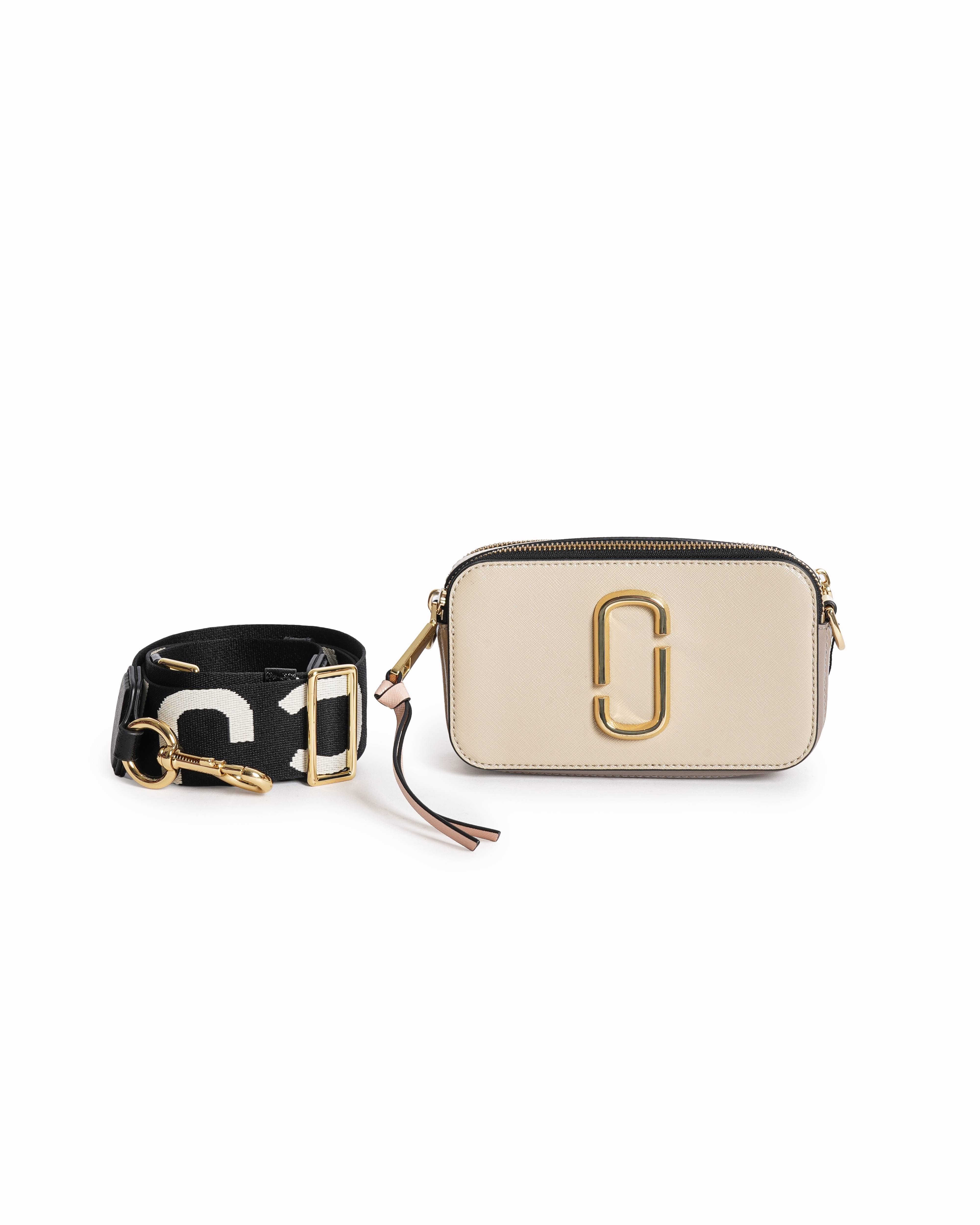 Marc Jacobs New The Marc Jacobs snapshot crossbody bag in beige
