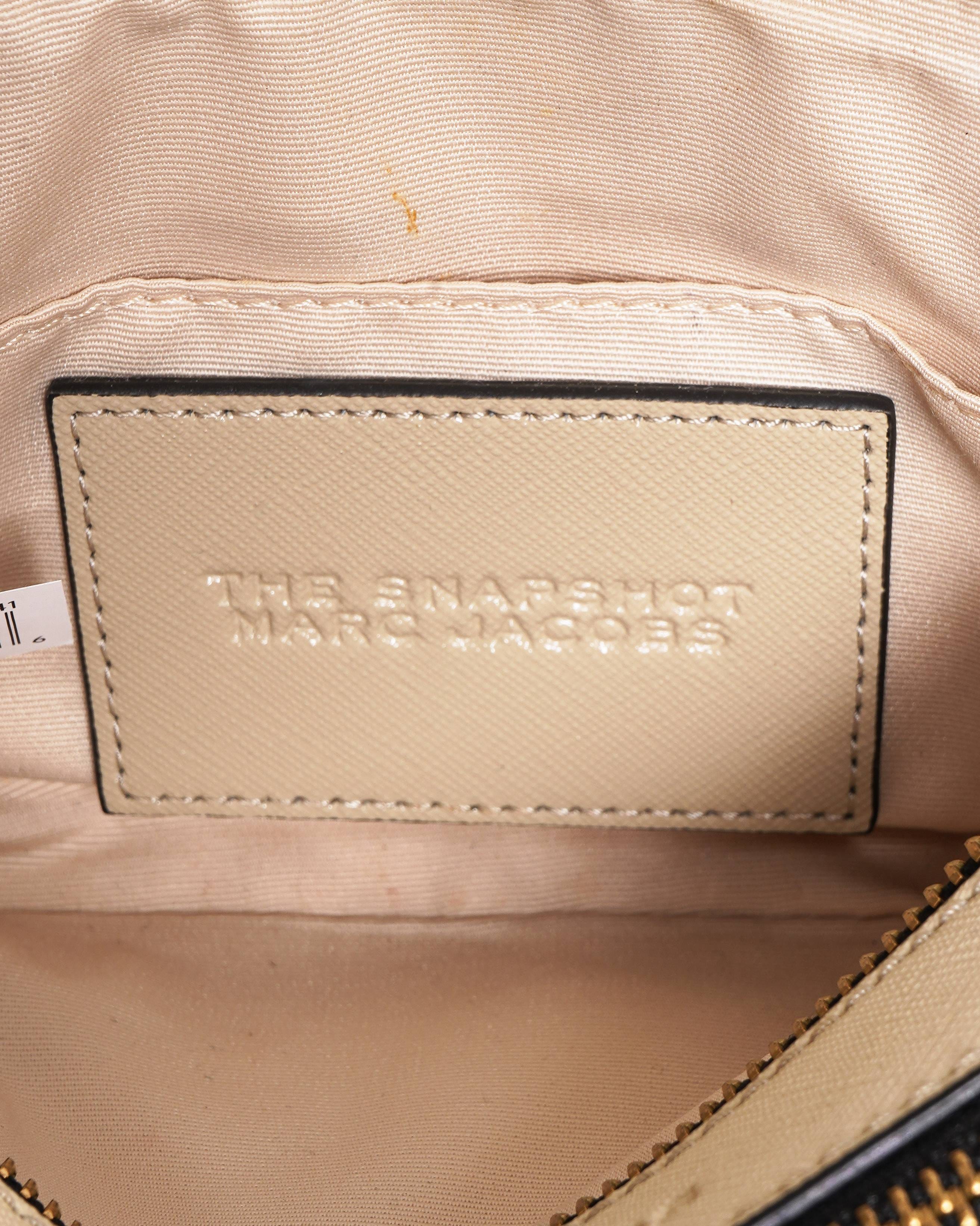 Marc Jacobs New The Marc Jacobs snapshot crossbody bag in beige