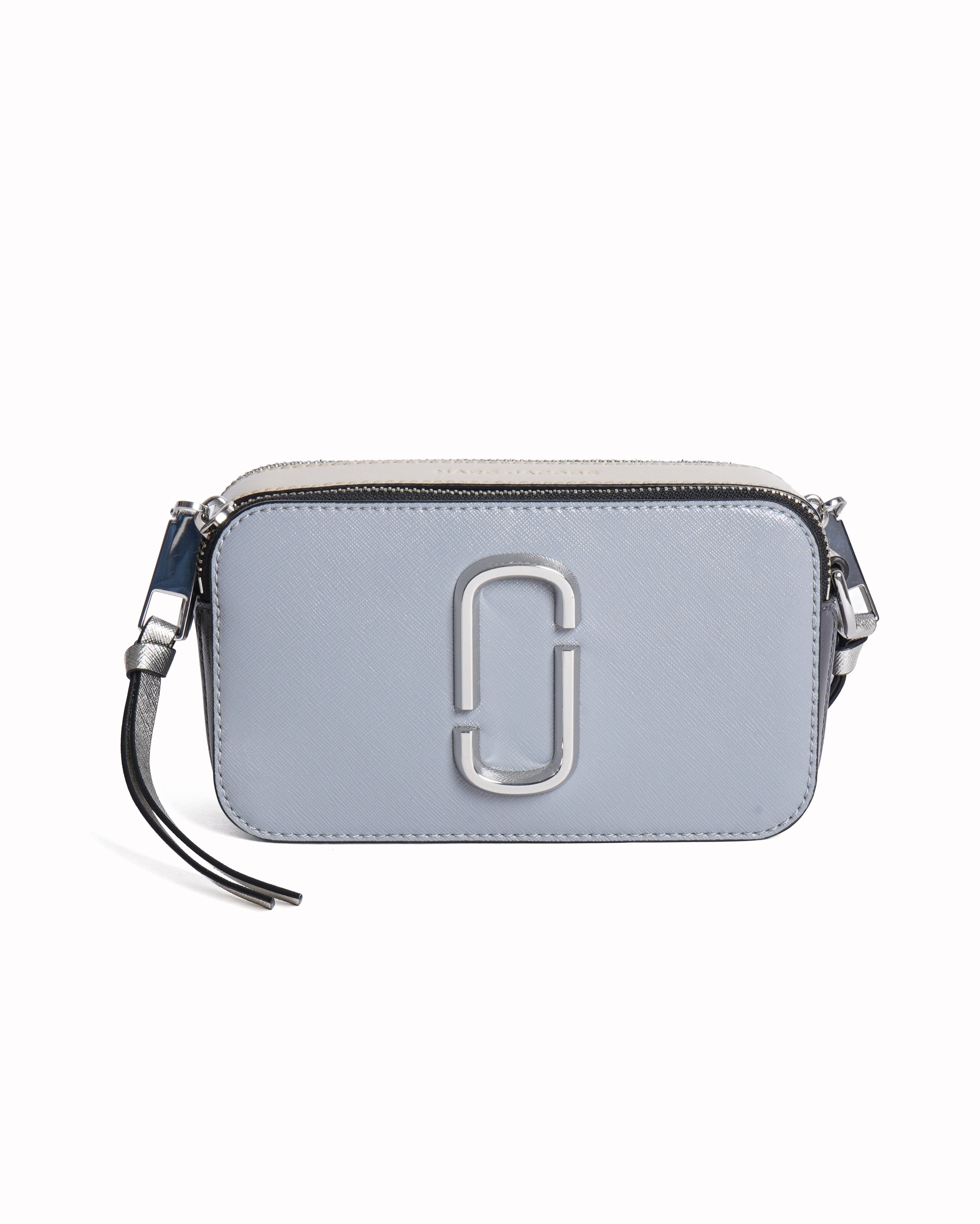 Marc Jacobs New Marc Jacobs snapshot crossbody bag in grey/beige