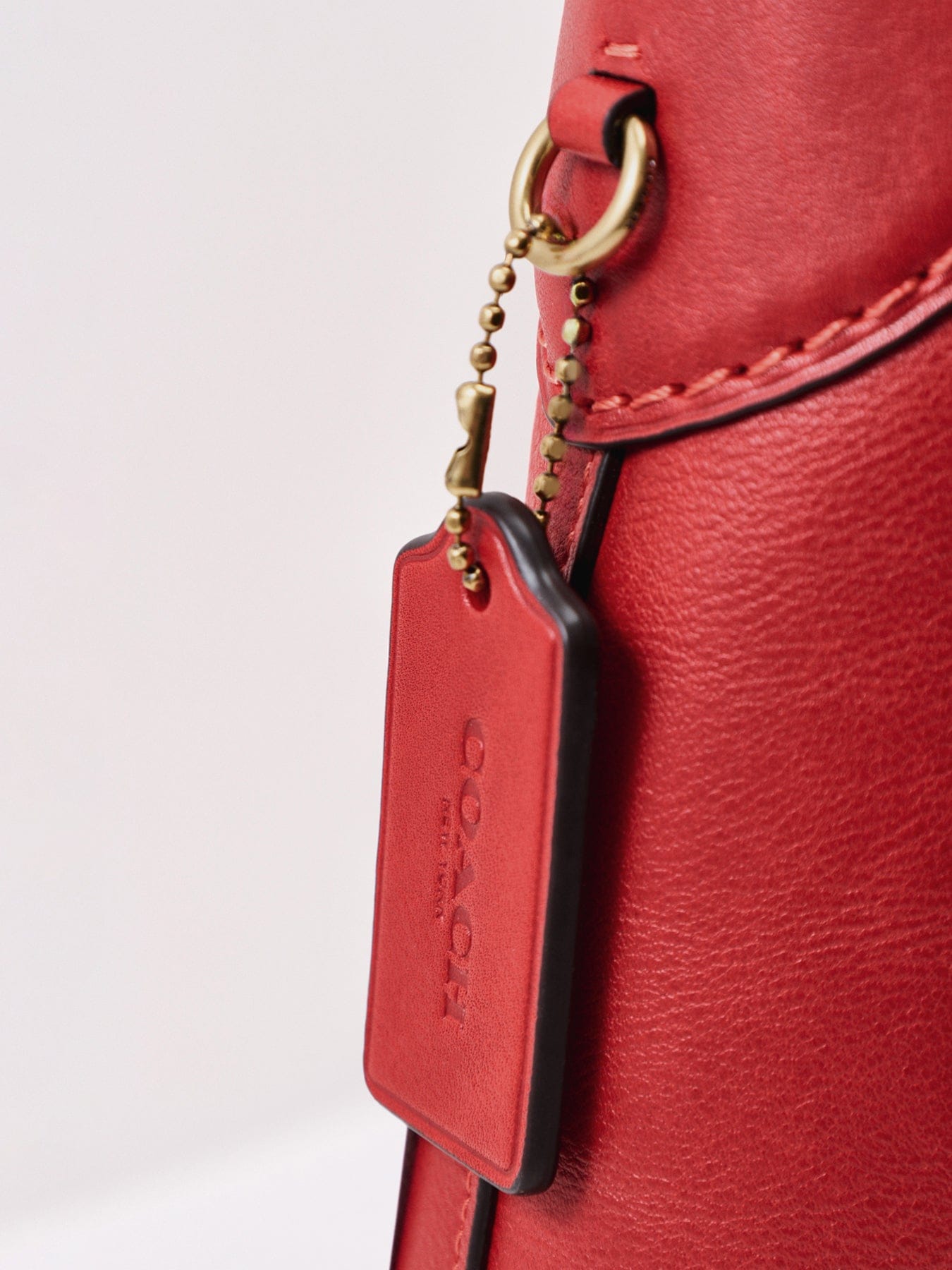 Coach Brooklyn Shoulder Bag 28 Scarlet