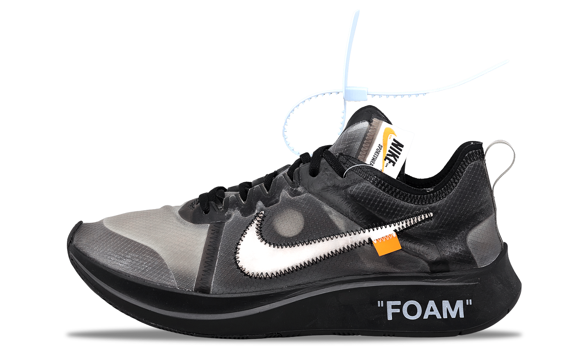 Nike Zoom Fly SP x OFF - WHITE Black 2018 (AJ4588 - 001) Men's Size 4 - 11