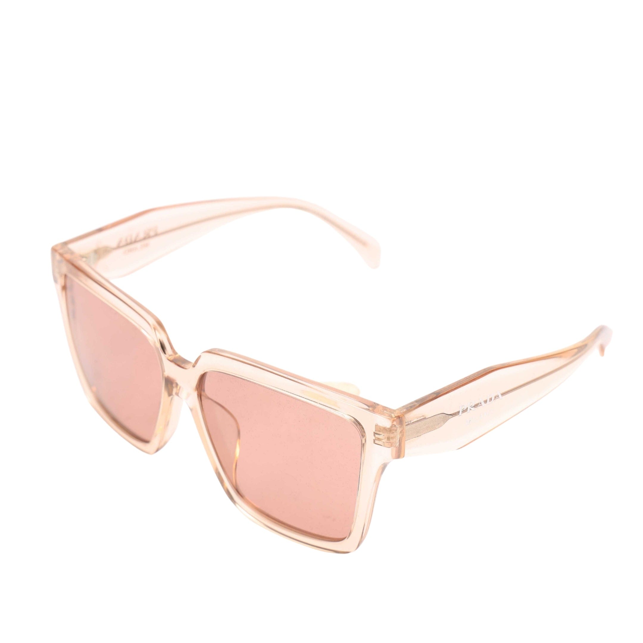 Prada Pink Acetate Wayfarer Sunglasses
