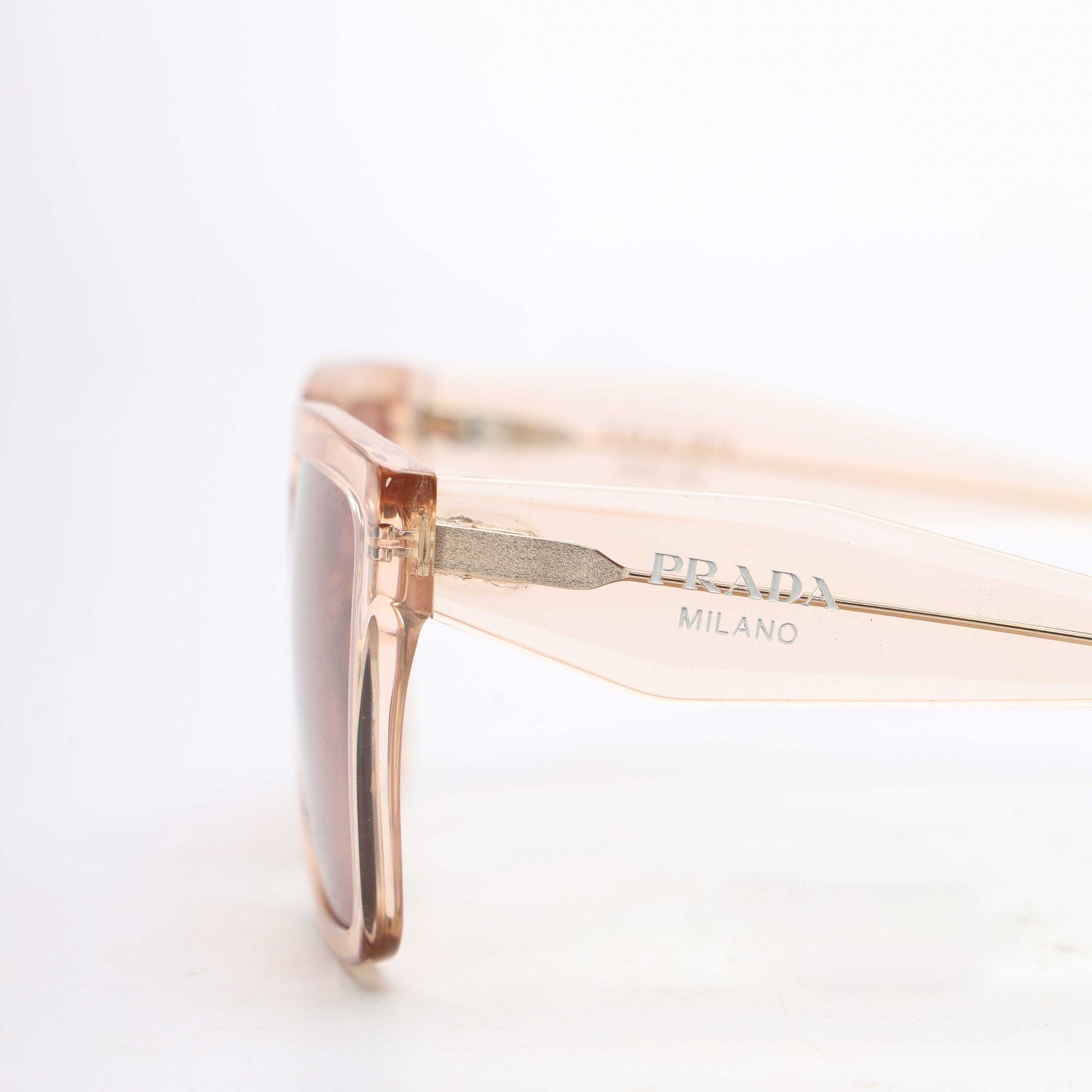 Prada Pink Acetate Wayfarer Sunglasses