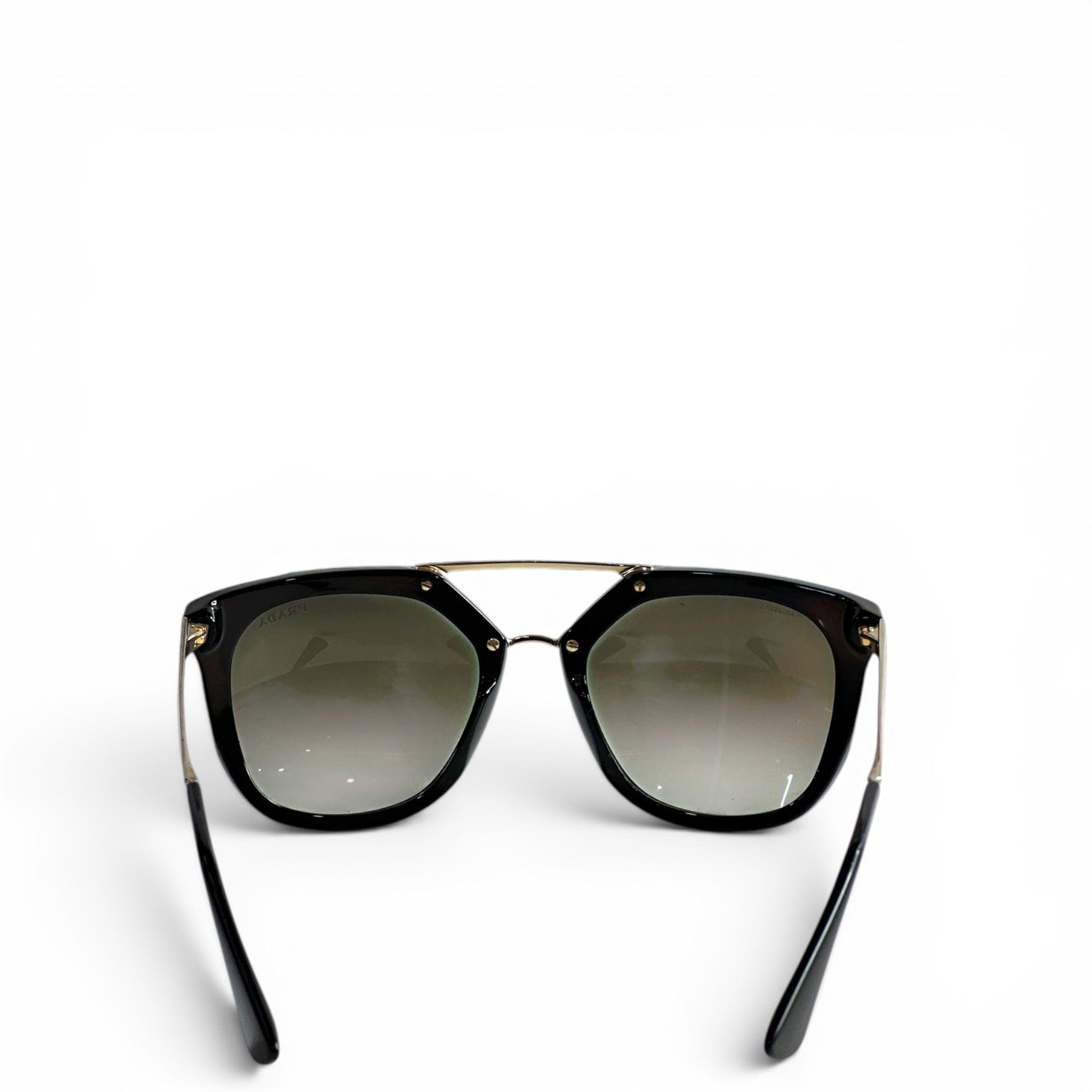 Prada SPR13Q Black Acetate Frames Sunglasses