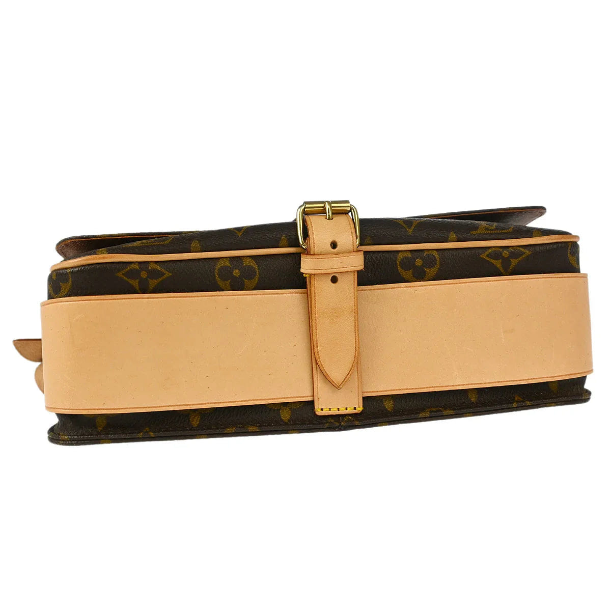Louis Vuitton 1995 Monogram Cartouchiere GM Shoulder Bag M51252