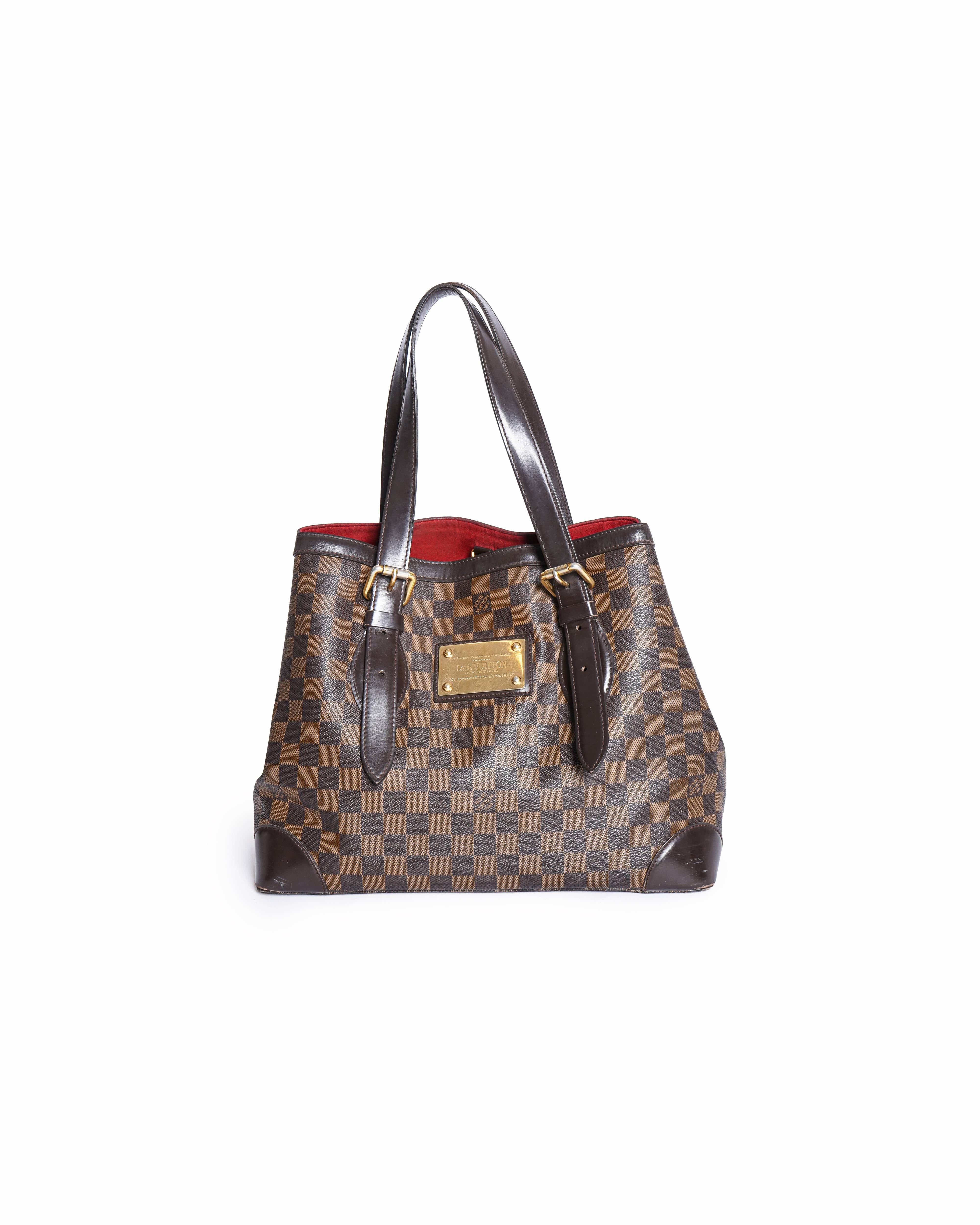 Louis Vuitton Damier Ebene Canvas Hampstead MM Bag