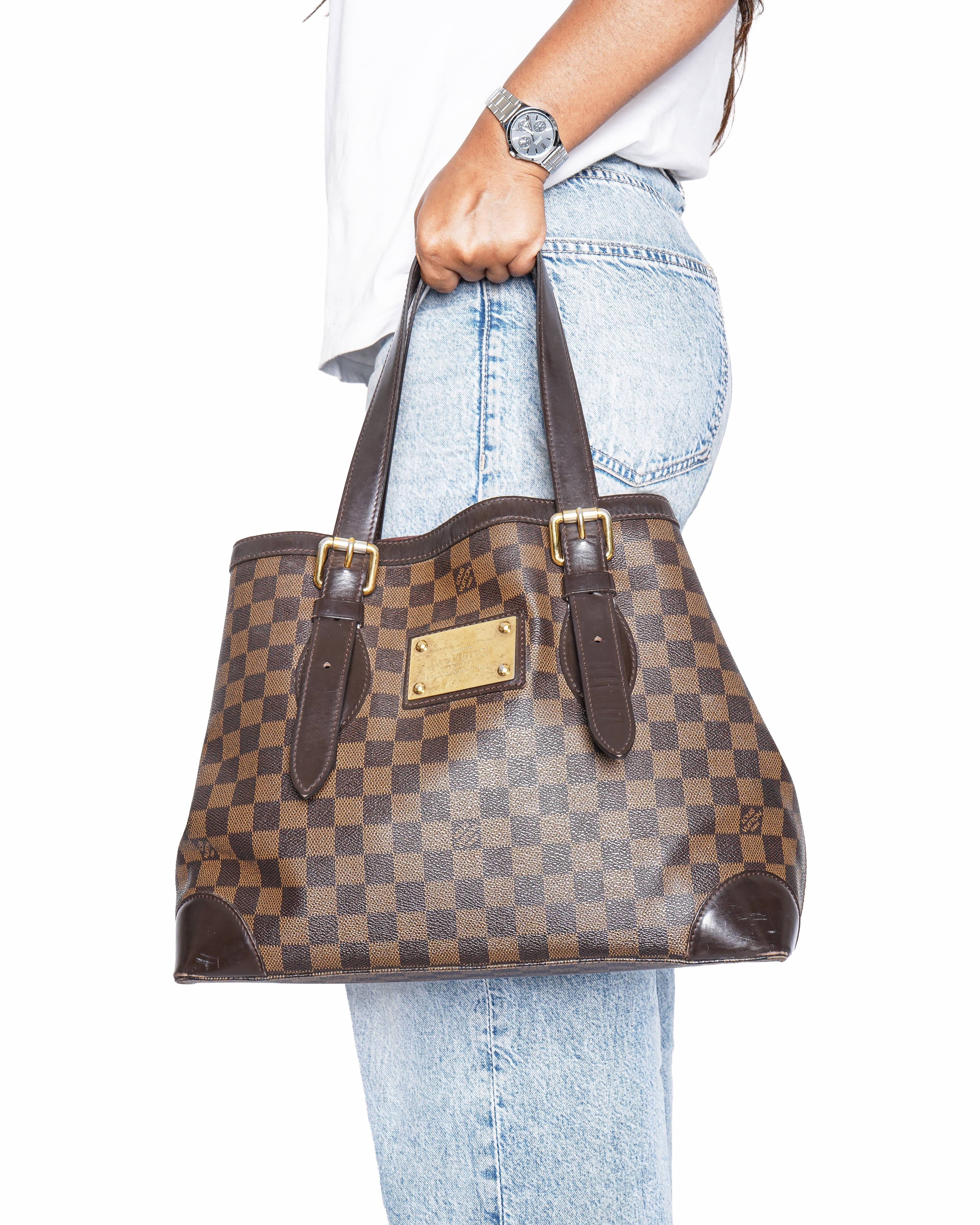 Louis Vuitton Damier Ebene Canvas Hampstead MM Bag