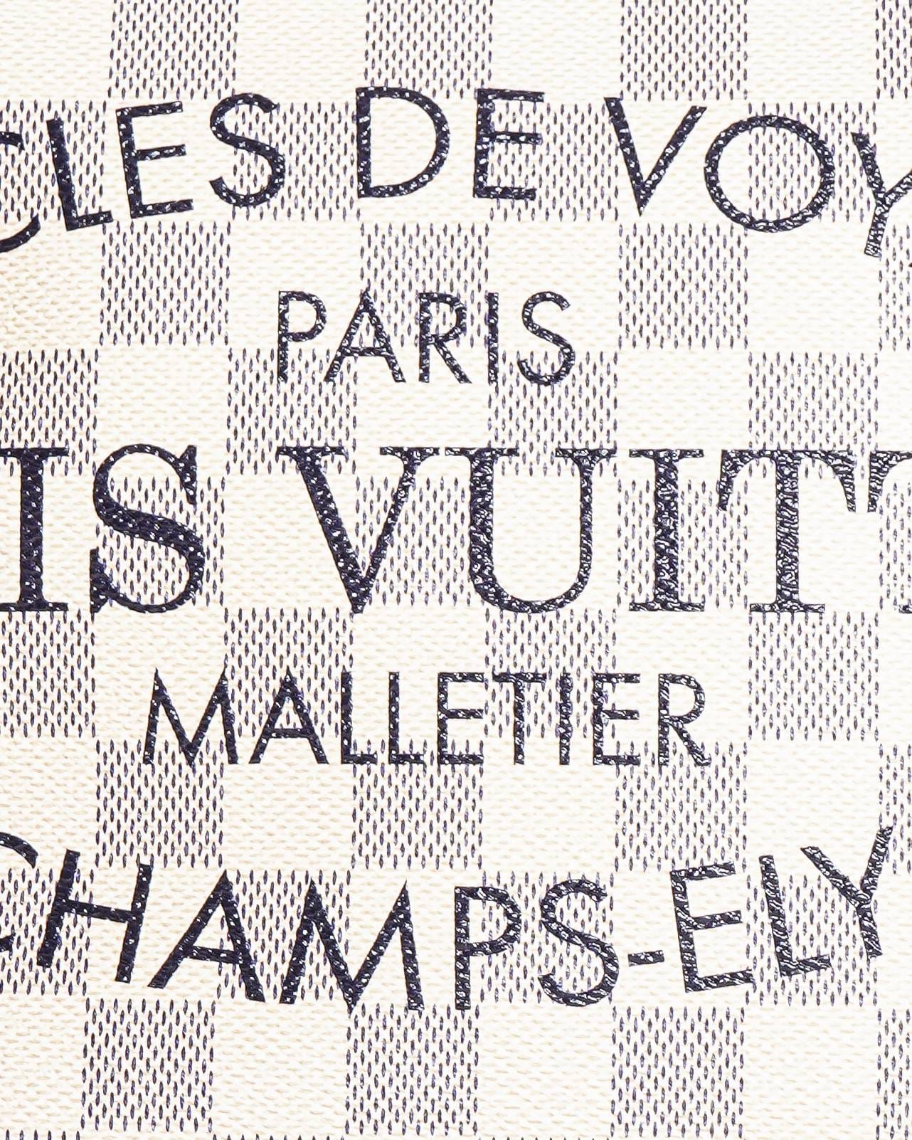 Louis Vuitton Damier Azur De Voyage Cabas Adventure Bag