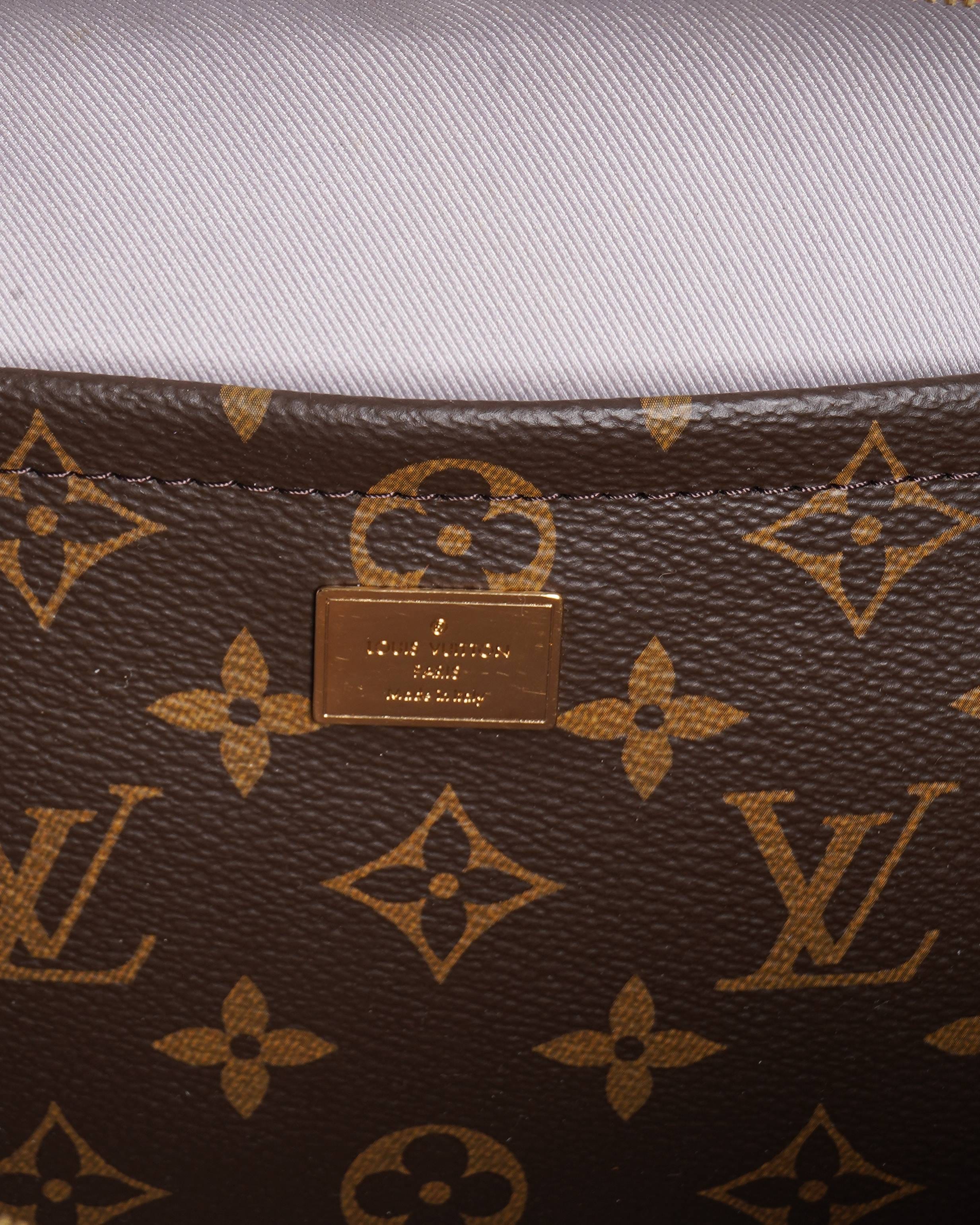 Louis Vuitton Orange Vernis Miroir Venice Brown Shoulder Bag