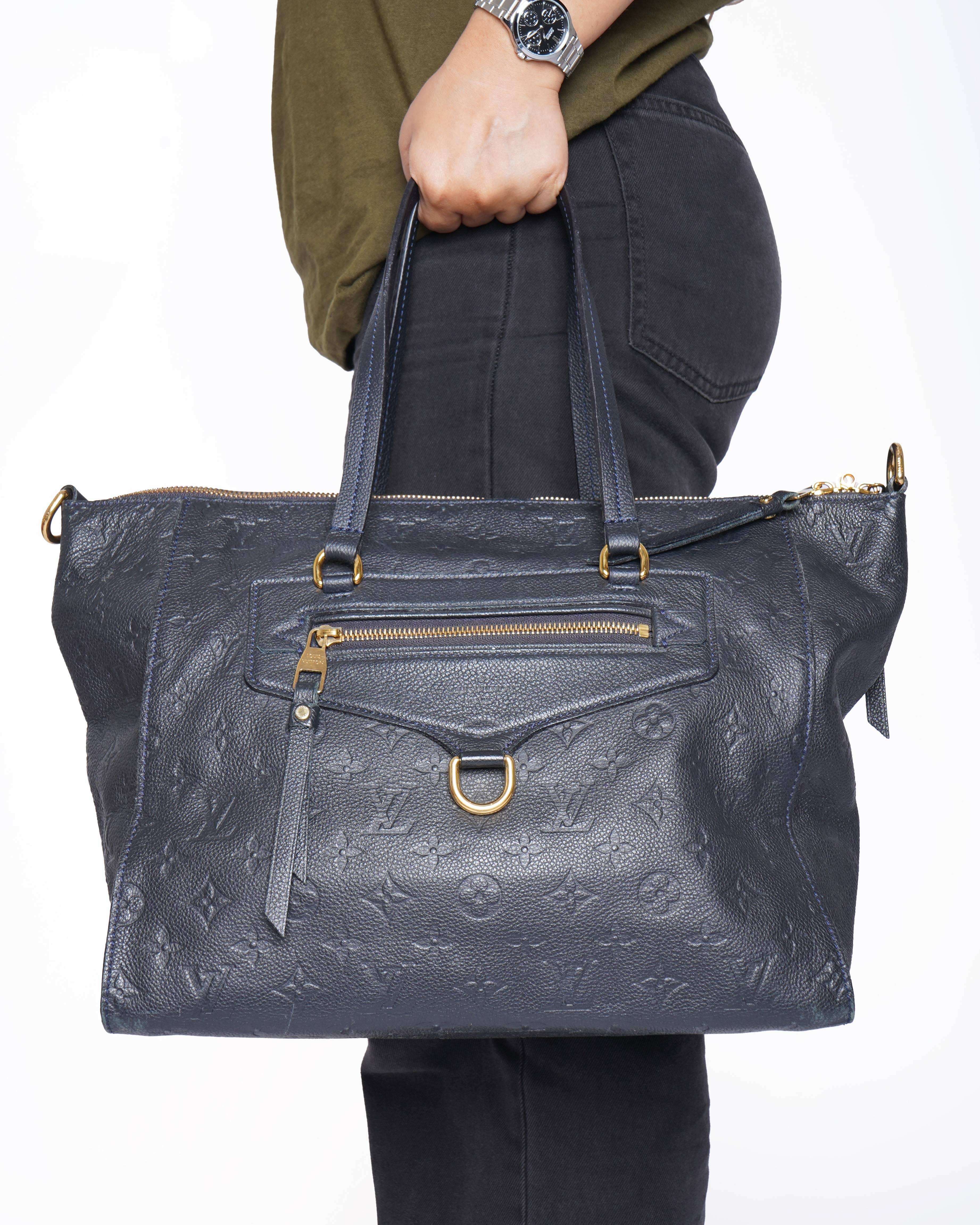 Louis vuitton blue empreinte lumineuse bag