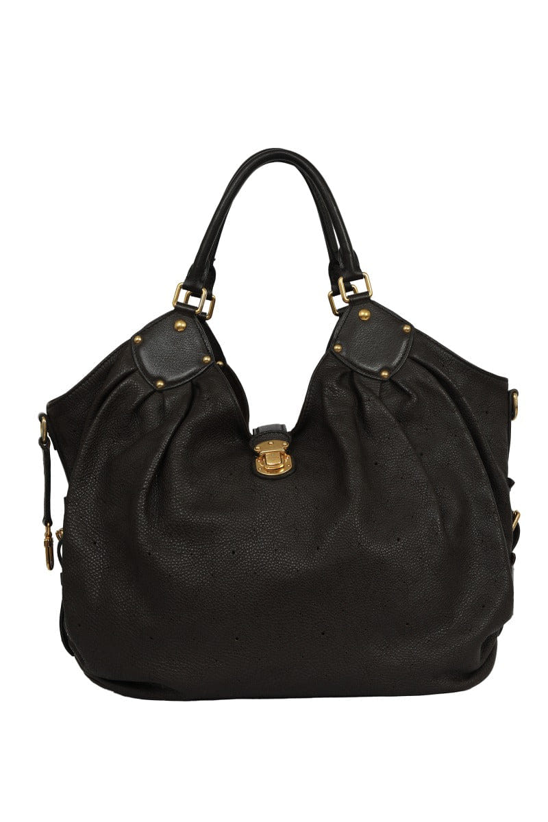 Louis Vuitton Black Leather Mahina Shoulder Bag