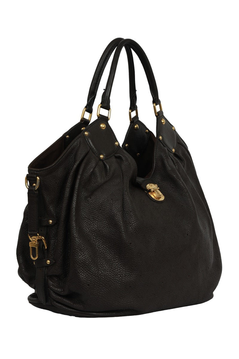 Louis Vuitton Black Leather Mahina Shoulder Bag